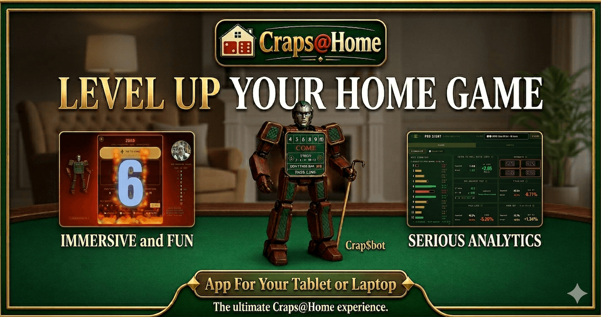 Craps@Home — Level Up Your Home Game